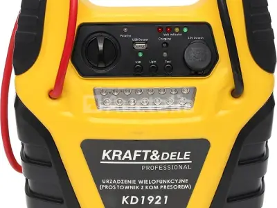 5-in-1 starter - multifunctioneel apparaat - KRAFT&DELE starter, compressor, zaklamp – kavel bij Auctelia, Aye