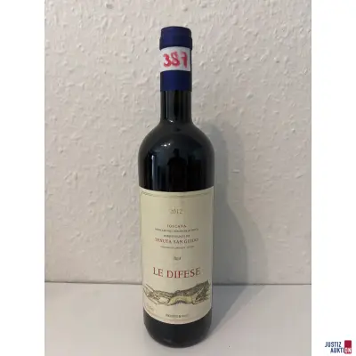 Tenuta San Guido Le Difese – kavel bij Justiz-Auktion, Leipzig