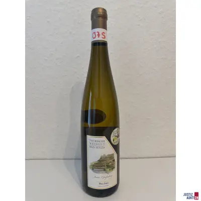 Thüringer Weingut Bad Sulza Grafenberg Bacchus trocken – kavel bij Justiz-Auktion, Leipzig