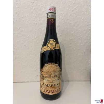 Tommasi Amarone della Valpolicella Classico – kavel bij Justiz-Auktion, Leipzig