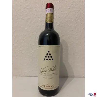 Torrevento Castel Del Monte Riserva Vigna Pedale – kavel bij Justiz-Auktion, Leipzig