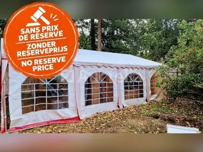 Proffecionele party tent 5 X 8 meter – kavel bij Auctelia, Malle