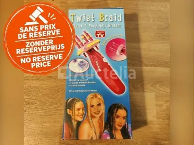 1064 Haarkruller ( Twist braid) – kavel bij Auctelia, Malle