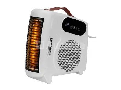 Ventilatorkachel, 2000W elektrische kachel + KRAFT&DELE-afstandsbediening – kavel bij Auctelia, Aye
