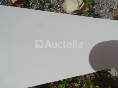 60 m 95mm opvouwbare PVC-flats met witte hoek – kavel bij Auctelia, Aye