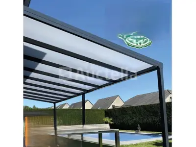 Pergola's van 7x3m50 ral 7016 (kit klaar om in elkaar te zetten) – kavel bij Auctelia, Aye