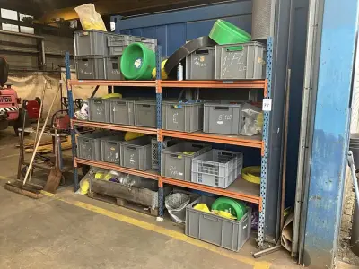 pallet stelling (met inhoud) – kavel bij Dome Auctions, Rotterdam