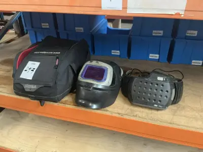 3m Speedglas / Adflo Lashelm met afzuiging – kavel bij Dome Auctions, Rotterdam