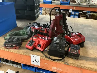 Divers accu gereedschap – kavel bij Dome Auctions, Rotterdam