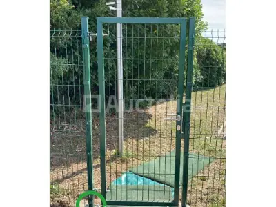Kid complete wicket gate 1m23 x1m RAL 6005 – kavel bij Auctelia, Aye