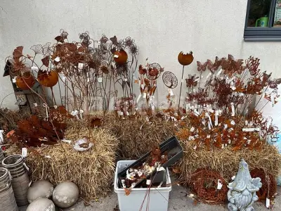 Corten Staal Decoratieset – kavel bij Auctelia, Lasne