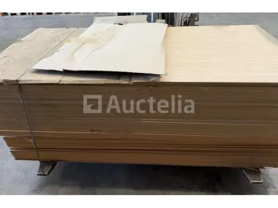 56 x Atlas Oak MDF houten panelen 18mm 2440mmx1220mm – kavel bij Auctelia, Éghezée