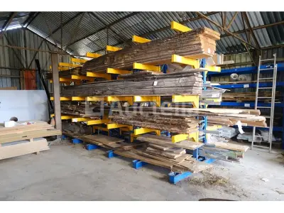 Dubbelzijdig metalen rek – kavel bij Auctelia, Havelange