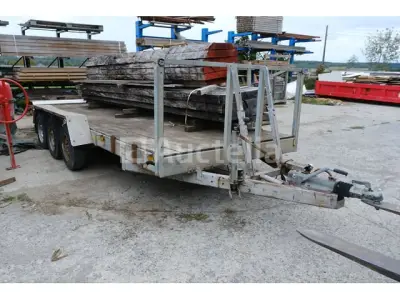 Weytens 3/3500W drieassige platte oplegger (VIN:150219) – kavel bij Auctelia, Havelange