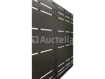 Zwarte schuifdeur Stalen Cazals 162 x 335 (Winkelwaarde: 2.359 €) – kavel bij Auctelia, Aye