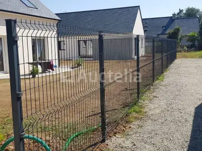 Complete 100M 3D hekkit HT 1030 RAL grijs 7016 – kavel bij Auctelia, Aye