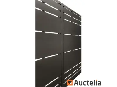 Zwarte schuifdeur Stalen Cazals 162 x 335 (Winkelwaarde: 2.359 €) – kavel bij Auctelia, Aye