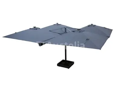Vierdubbele hangende parasol Donkergrijs (4 * 300x300cm) – kavel bij Auctelia, Tholen