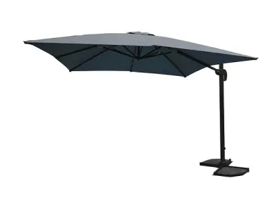 Hangende parasol donkergrijs - 300x300 cm – kavel bij Auctelia, Tholen