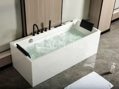 2 Persoons Whirlpool massagebad - half vrijstaand 180x75cm – kavel bij Auctelia, Tholen
