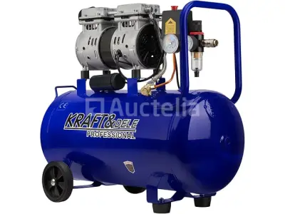 Kraft&DELE 50L OLIEVRIJE COMPRESSOR – kavel bij Auctelia, Aye