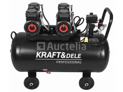 Olievrije compressor 100l KRAFT&DELE – kavel bij Auctelia, Aye