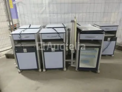 3 Haelvoet Bedside Advanced medische nachtkastjes met geïntegreerde koelkast (Lot 009 bis) – kavel bij Auctelia, Tournai