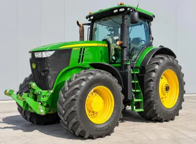 John Deere 7280R vierwielaangedraven landbouwtractor – kavel bij Dome Auctions, Depot Deinze