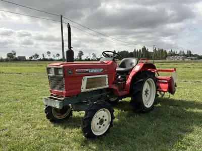 Yanmar YM1802D vierwielaangedreven minitractor met grondfrees – kavel bij Dome Auctions, Middelkerke