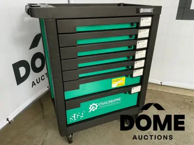 Stahlgruppe SG9 professionele gevulde gereedschapswagen – kavel bij Dome Auctions, Waasmunster