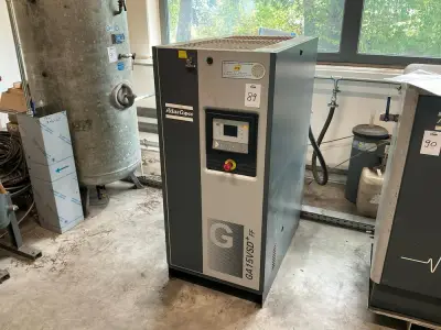 2015 Atlas copco GA15VSD+ FF Compressor – kavel bij Dome Auctions, Höhenkirchen-Siegertsbrunn