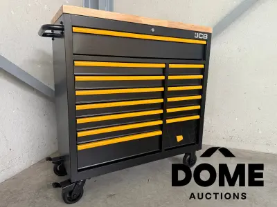 JCB 42” professionele gevulde gereedschapswagen – kavel bij Dome Auctions, Waasmunster
