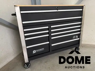 Stahlgruppe SG57 professionele gevulde gereedschapswagen – kavel bij Dome Auctions, Waasmunster