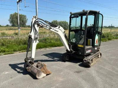 2020 Bobcat E20Z compacte mini graafmachine – kavel bij Dome Auctions, Beveren-Leie