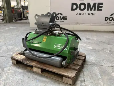 2025 Solmek BM 800 Hydraulische klepelmaaier voor minigraafmachine (ongebruikt) – kavel bij Dome Auctions, Depot Deinze