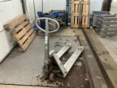 Stainless Steel Pallet Jack – kavel bij Dome Auctions, Kingersheim