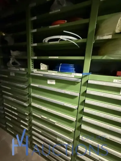 Partij pneumatische draaicilinders, grijpers en klemunits – kavel bij VH Auctions, Belgium