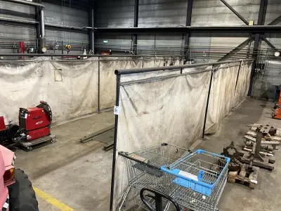lasscherm (2x) – kavel bij Dome Auctions, Rotterdam