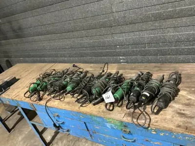 Hitachi rechte slijpers (14x) – kavel bij Dome Auctions, Rotterdam