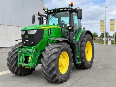 2018 John Deere 6230R Vierwielaangedreven tractor – kavel bij Dome Auctions, Depot Deinze