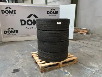 Michelin Vrachtwagenbanden (4x) – kavel bij Dome Auctions, Depot Deinze