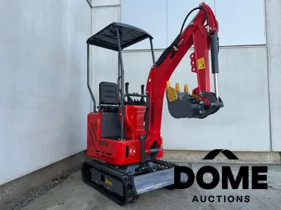 Terrabog TB115X rupsgraafmachine – kavel bij Dome Auctions, Depot Deinze