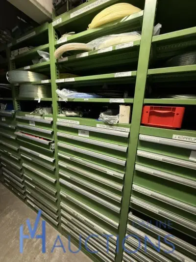 Partij persluchtregeling, ventielen en meetcomponenten – kavel bij VH Auctions