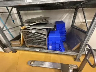 Stainless steel pallet box with contents – kavel bij Dome Auctions, Kingersheim
