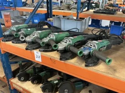 Haakse slijper (6x) – kavel bij Dome Auctions, Rotterdam
