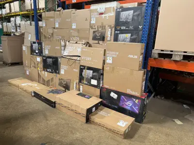 Ca. 31x Monitor | Te gebruiken voor onderdelen, Asus – kavel bij Onlineveilingmeester, Groningen