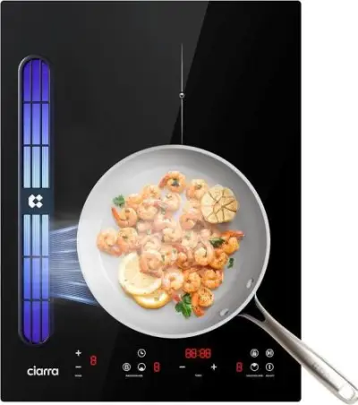 CIARRA ONE CBBEH392B Inductiekookplaat met afzuigkap (39 cm) – kavel bij Openbare Verkopen, Brugge