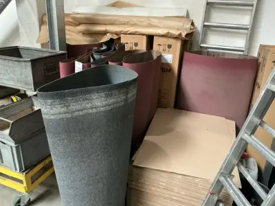 Sandpaper rolls – kavel bij Dome Auctions, Höhenkirchen-Siegertsbrunn