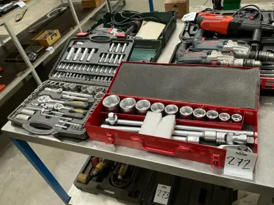 Socket wrench set – kavel bij Dome Auctions, Höhenkirchen-Siegertsbrunn