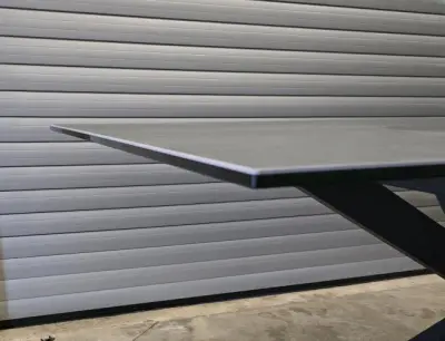 1x Keramiek tafel grijs 200x100 – kavel bij Openbare Verkopen, Pittem